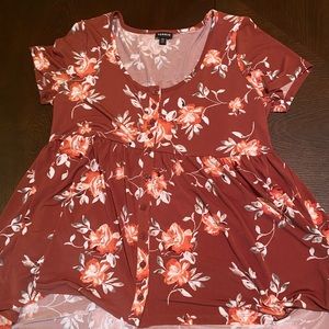 Torrid 0. Long shirt dress.